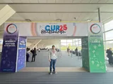 Me under the conference’s welcome arch at the entrance in Pittsburgh.